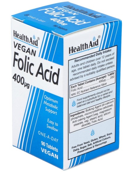 Acido Folico 90Comp. Health Aid