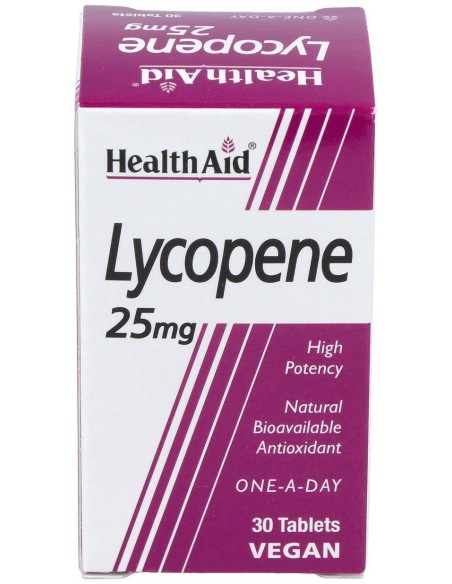 Licopeno 25Mg. 30Comp. Health Aid