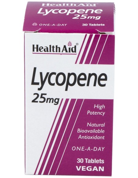 Licopeno 25Mg. 30Comp. Health Aid