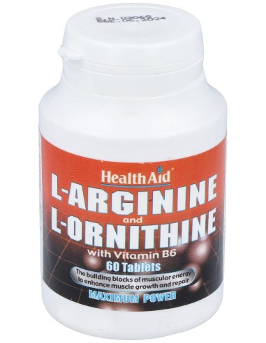 Healthaid Orginina Ornitina Vitamina B6 60Comp