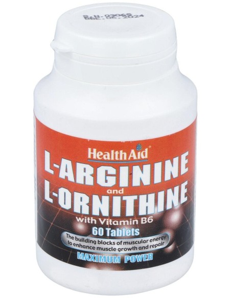 Healthaid Orginina Ornitina Vitamina B6 60Comp