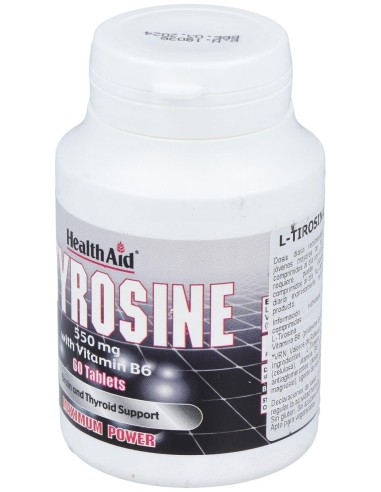 Healthaid L-Tirosina 550Mg 60 Tabletas