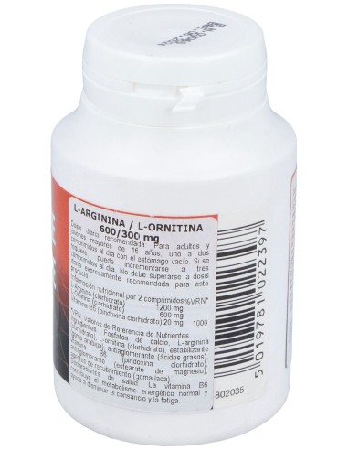Healthaid Orginina Ornitina Vitamina B6 60Comp