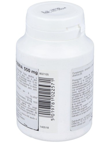 Healthaid L-Tirosina 550Mg 60 Tabletas