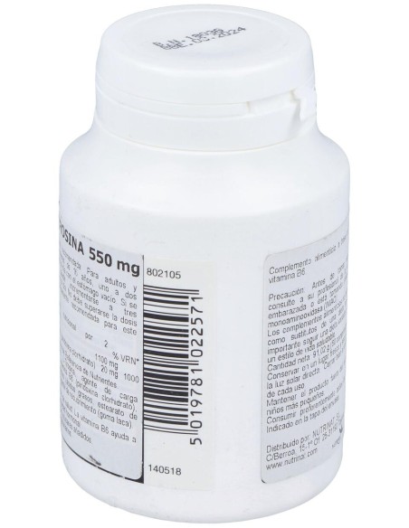 Healthaid L-Tirosina 550Mg 60 Tabletas