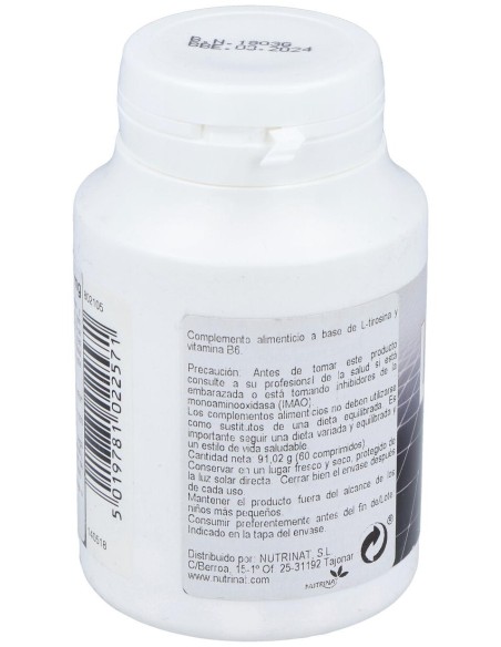 Healthaid L-Tirosina 550Mg 60 Tabletas