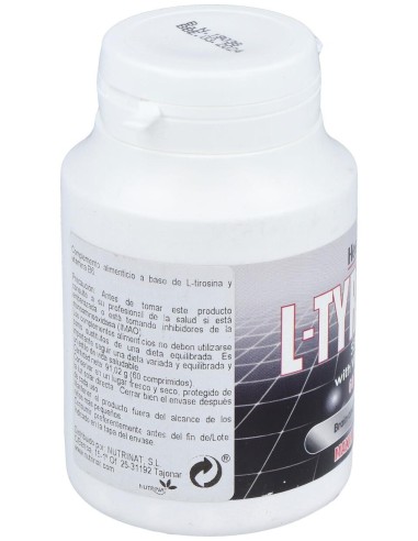 Healthaid L-Tirosina 550Mg 60 Tabletas