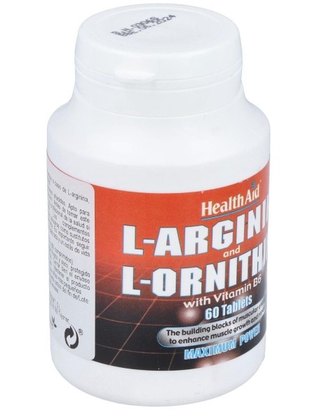 Healthaid Orginina Ornitina Vitamina B6 60Comp