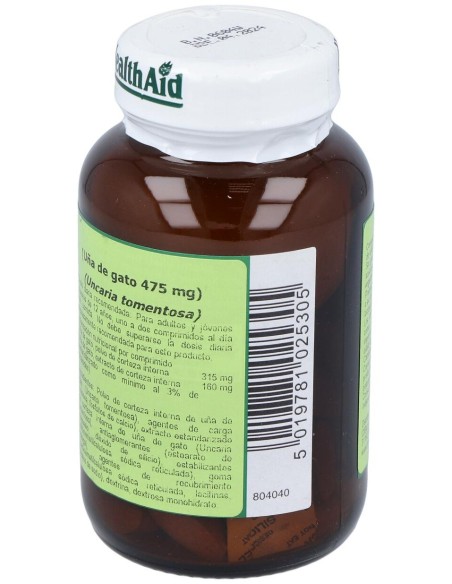 Uña De Gato Corteza Interna 60Comp. Health Aid