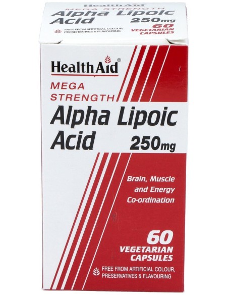 Acido Alphalipoico 60Cap. Health Aid