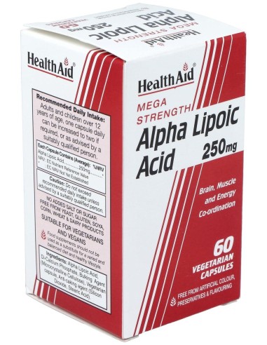 Acido Alphalipoico 60Cap. Health Aid