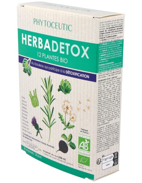 Herbadetox Bio (Herbadraine) 20Amp. Phytoceutic