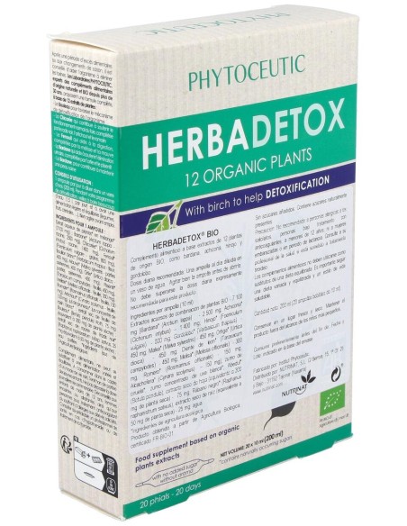 Herbadetox Bio (Herbadraine) 20Amp. Phytoceutic