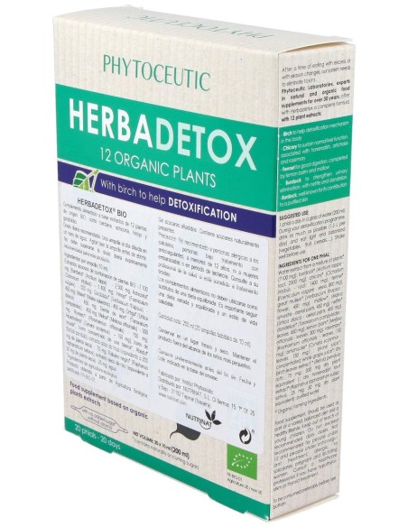 Herbadetox Bio (Herbadraine) 20Amp. Phytoceutic
