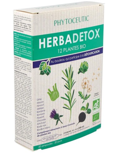 Herbadetox Bio (Herbadraine) 20Amp. Phytoceutic