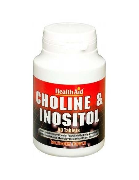 Colina/Inositol 250/250Mg. 60Comp. Health Aid