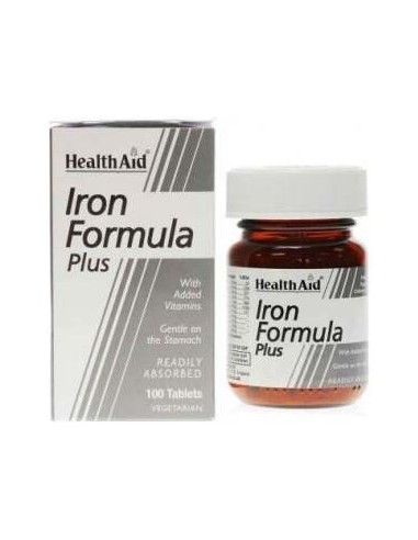 Hierro Complex (Iron Formula) 100Comp. Health Aid
