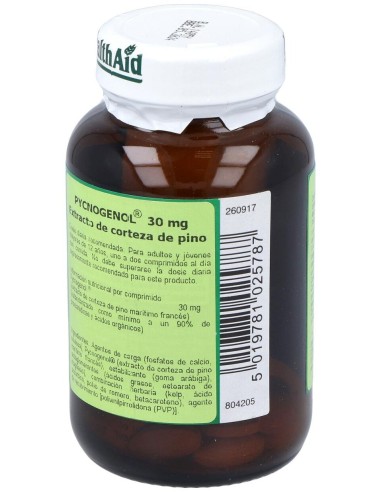 Pycnogenol 30Mg. 30Comp. Health Aid