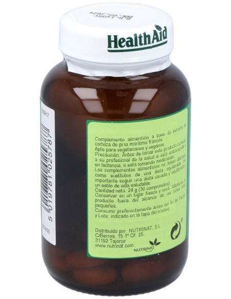 Pycnogenol 30Mg. 30Comp. Health Aid