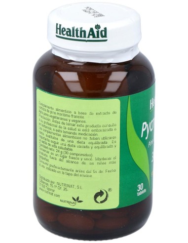 Pycnogenol 30Mg. 30Comp. Health Aid