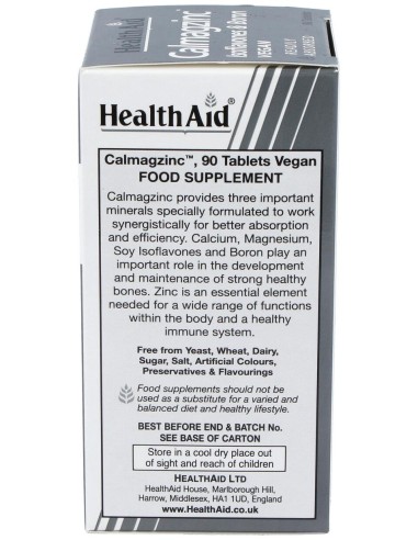 Health Aid Calmagzinc 90 Comprimidos