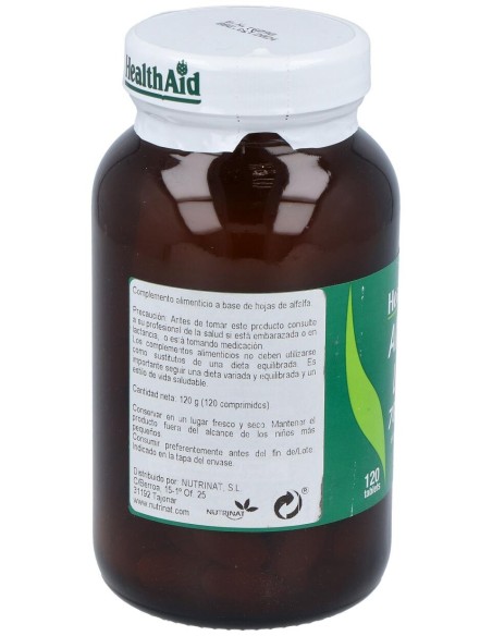 Healthaid Alfalfa (Medicago Sativa) 700 Mg 120 Comprimidos