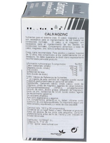 Health Aid Calmagzinc 90 Comprimidos