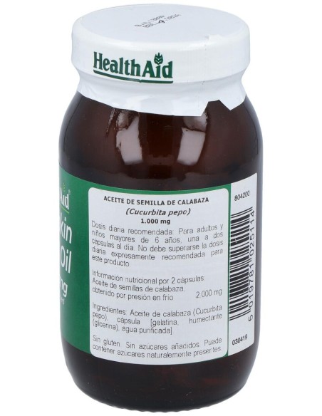 Aceite De Semilla De Calabaza 60Comp. Health Aid
