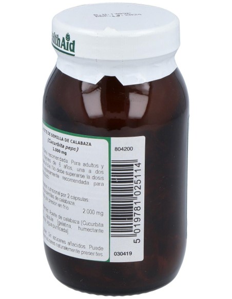 Aceite De Semilla De Calabaza 60Comp. Health Aid