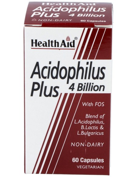 Acidophilus Plus 4 Billion 60Cap. Health Aid