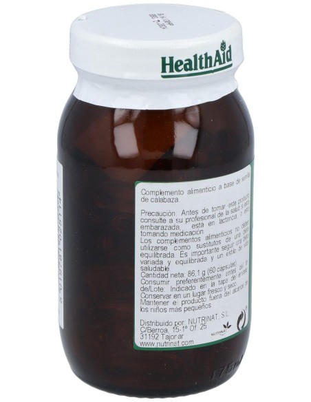 Aceite De Semilla De Calabaza 60Comp. Health Aid