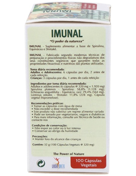 Imunal 100Cap. Lusodiet