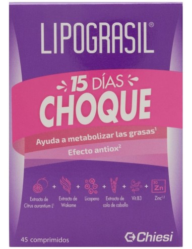 Lipograsil 15 Días Choque, 45 Comprimidos