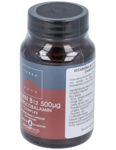 Terranova Vitamina B12 500 Ui Complex (Metilcobalamina) 50 Cápsulas 2
