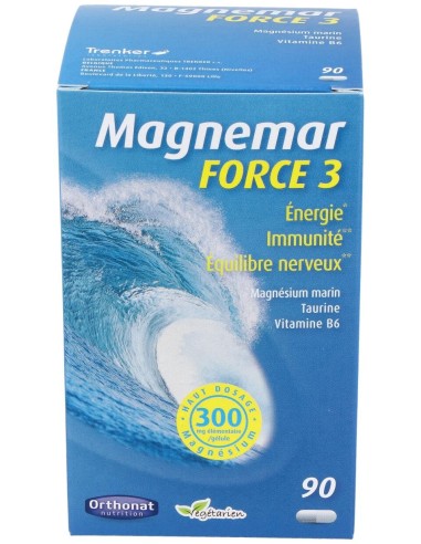Orthonat Magnemar Force 3 90 Caps Energía Y Vitalidad