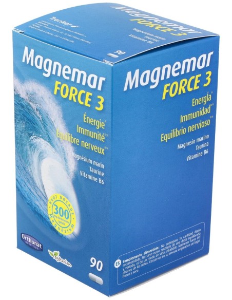 Orthonat Magnemar Force 3 90 Caps Energía Y Vitalidad