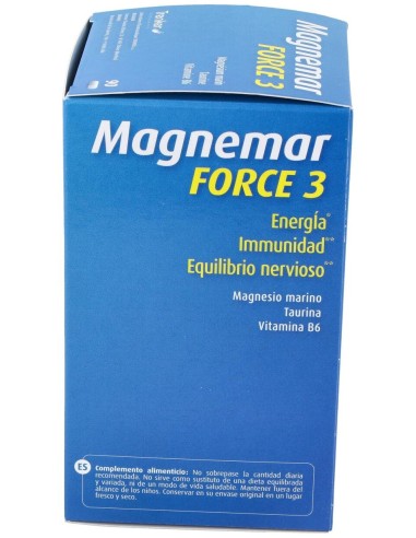 Orthonat Magnemar Force 3 90 Caps Energía Y Vitalidad