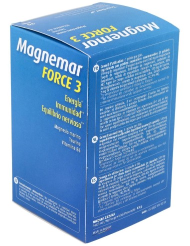 Orthonat Magnemar Force 3 90 Caps Energía Y Vitalidad