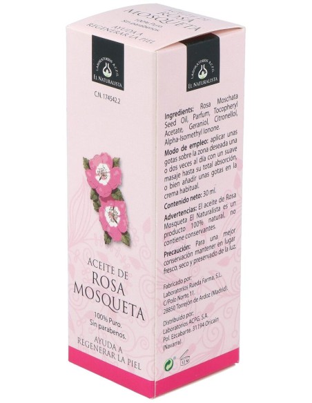 El Naturalista Aceite De Rosa Mosqueta, 30 Ml