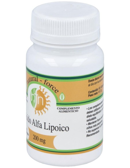Natural Force Acido Alfa Lipoico 200Mg 60Caps