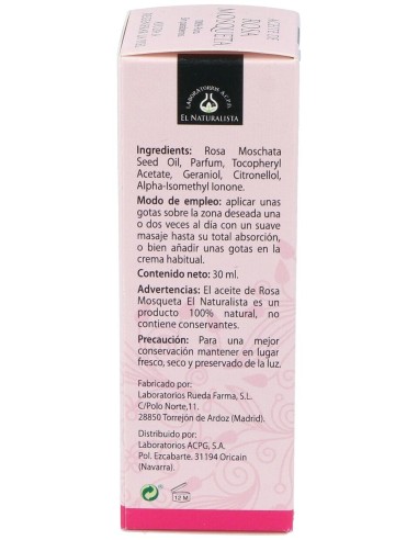 El Naturalista Aceite De Rosa Mosqueta, 30 Ml