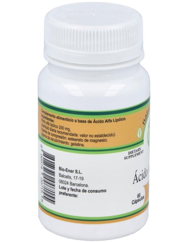 Natural Force Acido Alfa Lipoico 200Mg 60Caps