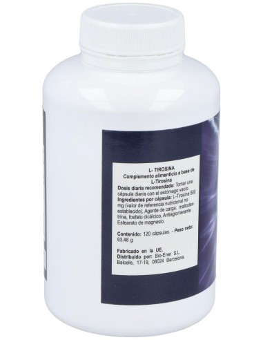 Natural Force L-Tirosina 500Mg 120Caps