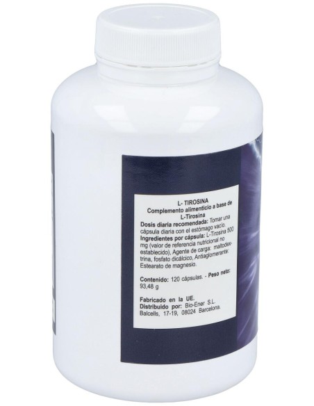 Natural Force L-Tirosina 500Mg 120Caps