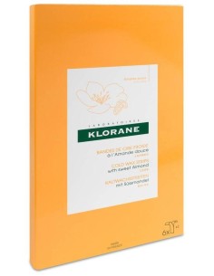 Klorane Cera Depilatoria Frío Piernas, 6 Bandas