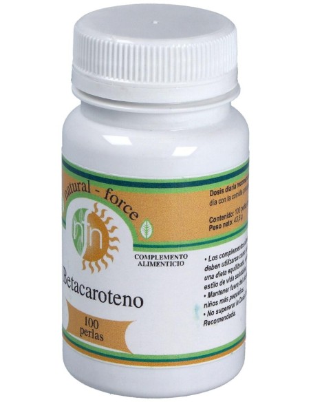 Natural Force Betacaroteno Pro Vitamina A 100 Perlas
