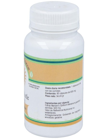 Cardo Mariano Milk Thistle 500Mg. 90Cap.