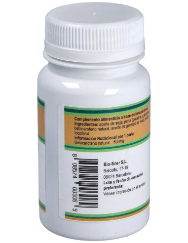 Natural Force Betacaroteno Pro Vitamina A 100 Perlas