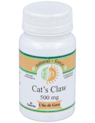 Natural Force Uña Gato 500Mg 60Caps