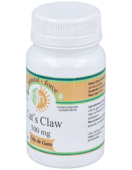 Natural Force Uña Gato 500Mg 60Caps
